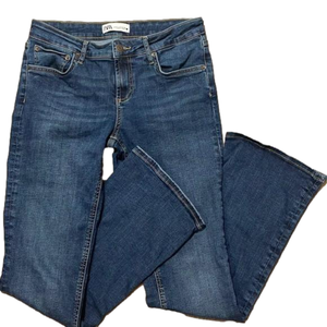 ZARA Jeans Size 8 Medium Wash